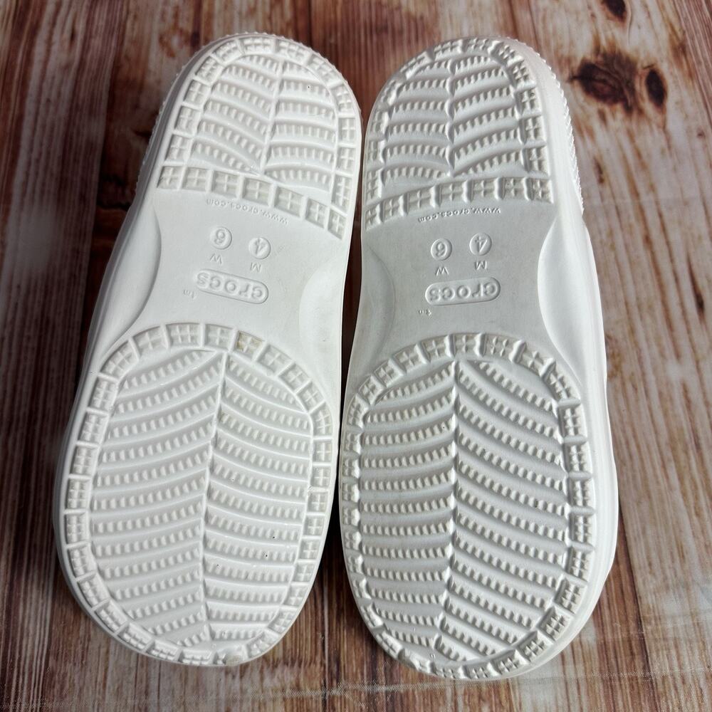 Crocs CLASSIC SPRAY DYE Womens Size 6 Double Two Strap Sandals Slides Shoes - Picture 8 of 10